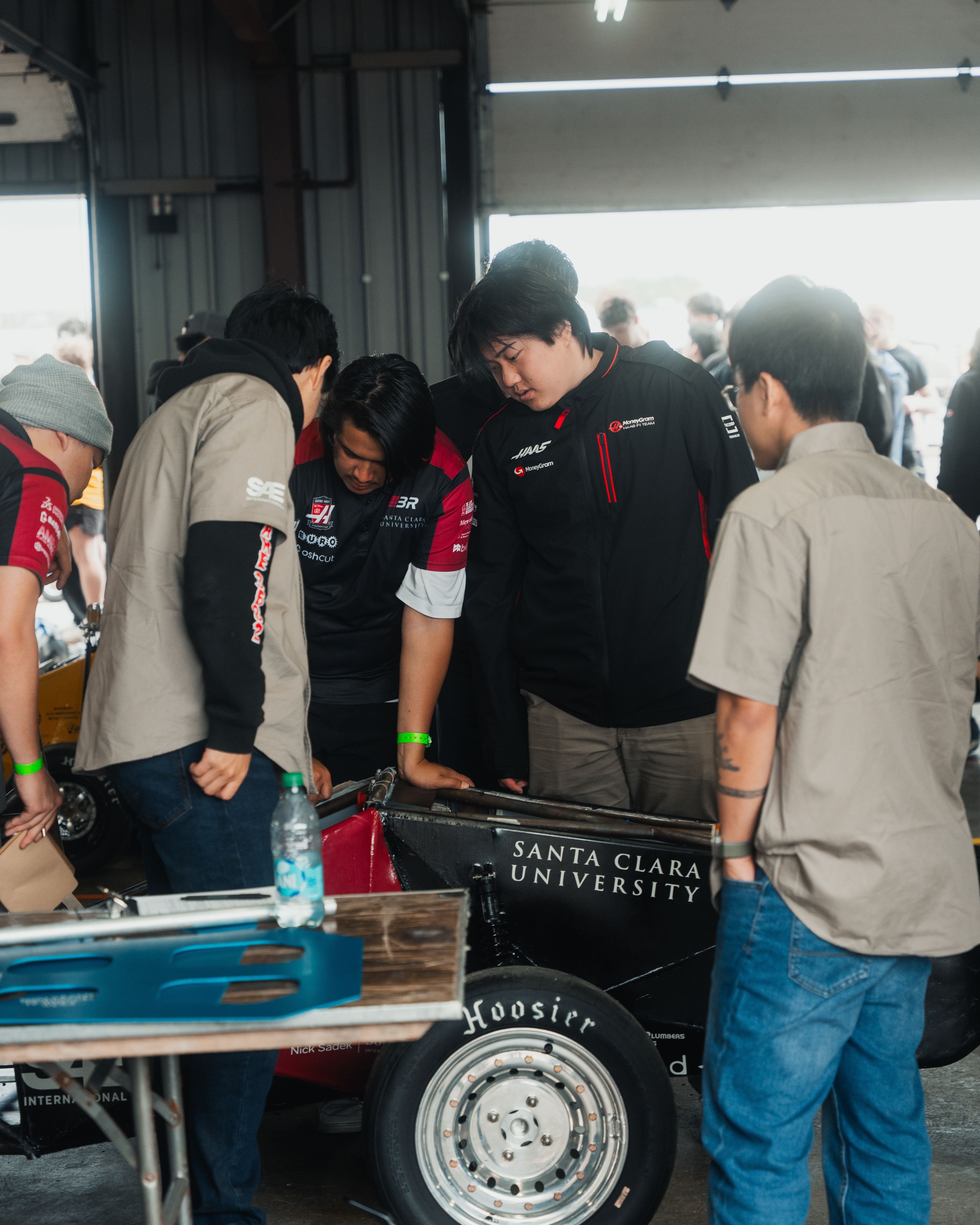 Bronco Racing students working on and presenting their Formula SAE car, photo 13