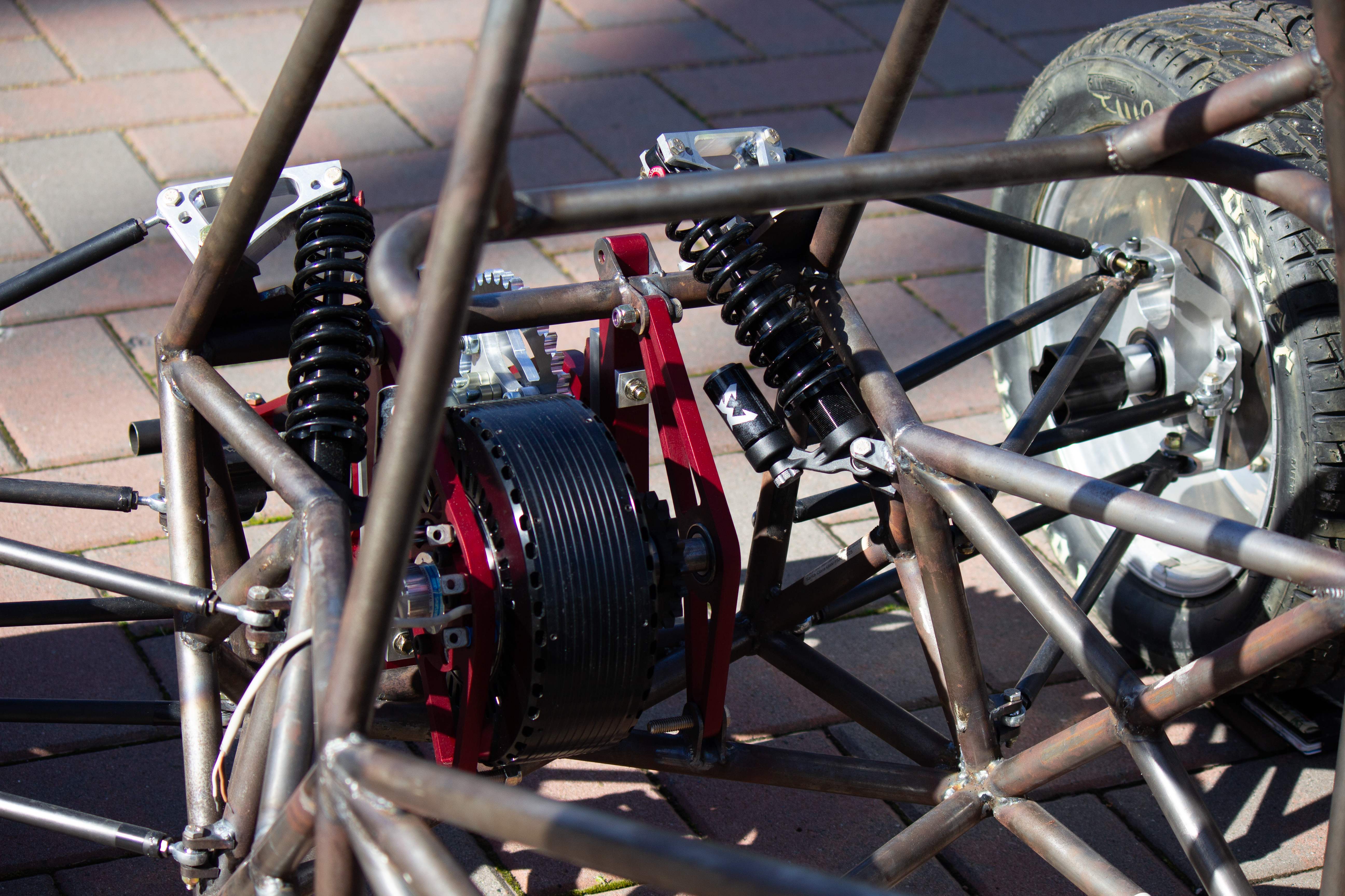 Bronco Racing students working on and presenting their Formula SAE car, photo 20