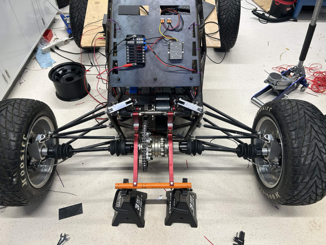 Bronco Racing electric powertrain subteam members
